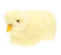 UPKOCH Modelo de Pollito de Peluche Simulado Sonido Realista, Adorno Decorativo para Mesa, Juguete, Tamaño Pequeño, Color Amarillo, para Decoración y Ambiente Divertido Hogar (1