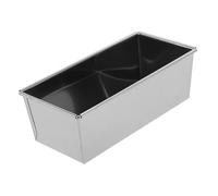 UPKOCH Molde para Pan Antiadherente de Acero Inoxidable Plata, Molde Pequeño para Pan Desmoldeo Rápido, Utensilio Versátil para Hornear Tostadas Caseras