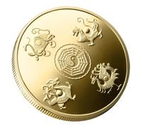 UPKOCH Moneda Coleccionable de Criatura Zuzaku con Diseño Delicado de Ave Souvenir Tradicional para Coleccionistas y Decoración Festiva