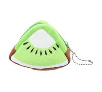 UPKOCH Monedero con Cremallera para Mujer Diseño Triangular de Fruta Bolsa Portátil para y Llaves y Seguro para Diario