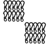 UPKOCH Mosquetones De Aleación De para Actividades Clips De Gancho Compactos Y Duraderos para Camping Y Senderismo 20 Piezas*2