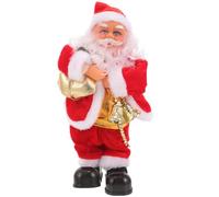 UPKOCH Muñeco Papá Noel Eléctrico Oscilante para Escritorio Juguete Interactivo Navideño Pilas Decoración de Navidad para Dormitorio y Sala de Estar