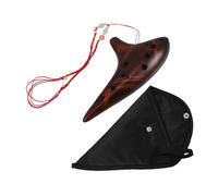 UPKOCH Ocarina Ahumada De Instrumento De Cerámica Ac Tono c Para Principiantes y Músicos Adultos Para Aprender y Tocar Diversos Estilos Musicales
