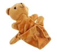 UPKOCH Oso marioneta de Juguete marioneta de Mano para Títere de Mano para Marionetas de Mano de Peluche Marionetas de Mano de Animales de Peluche algodón Light Brown