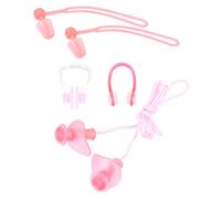 UPKOCH Pack De 4 Para Los y Pinza Nasal Para Nadar De Pvc Para Adultos y Niños Protección Nasal y Auditiva Ideal Para Natación y Actividades Acuáticas