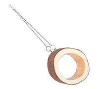 UPKOCH Pajarera De Jardín Pequeña Nido De Madera Seguro Casa para Pájaros Ventana