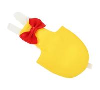 UPKOCH Pañal para Pájaros Lavable Traje de Vuelo para Cacatúas y Periquitos Tela de Algodón 2XL Amarillo Brillante Entrenamiento y Protección para Mascotas Pequeñas