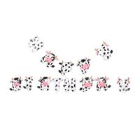 UPKOCH Pancarta para Fiesta Temática de Granja Animales de Papel Decoración de Cumpleaños Banderines de Vaca Accesorios para Fotos y Adornos Colgantes para Fiestas Infantiles