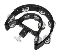 UPKOCH Pandereta De Mano Doble Con Sonajeros Instrumento Musical De Percusión Para Niño Niña y Principiantes Diseño Ergonómico y Material Resistente De Tambor Pequeño Para Fiesta y Celebr