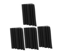 UPKOCH Panel Fonoabsorbente De Espuma Insonorizada De Graves Para Esquinas 12x12x24cm 4 Piezas Material Antillama Aislante Acústico Para Estudio y Cine