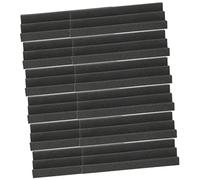 UPKOCH Paneles Acústicos De Absorción De Sonido 12 Piezas 7,5x7,5x30 Cm Espuma Antillamas Negra Para Estudio Ktv Aislamiento Acústico Trampa De Graves Para Paredes y Esquinas