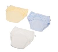 UPKOCH Pantalones de Entrenamiento Reutilizables para Bebés Unisex Algodón Transpirable Diseño Antifugas para Dejar Pañal Cómodo Talla 110 Uso Nocturno 3 Piezas