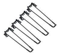 UPKOCH Patas de Mesa Plegables Negro de Hierro 4 Piezas | Mesa Plegable, Patas Metalicas para Muebles, Muebles Multifuncionales, Patas de Mesa, Uso en Coffee Table