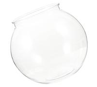 UPKOCH Pecera Plástica Redonda Pequeña para Oficina y Tanque Transparente Resistente para Peces Decoración Versátil para Escritorio