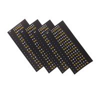 UPKOCH Pegatinas para Diapasón de Guitarra Eléctrica y Acústica para Principiantes, 4 Piezas de Pvc Resistentes Guía Clara para Aprender Acordes y Escalas