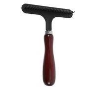 UPKOCH Peine para Mascotas Mango De Madera Peine De Acero Inoxidable para Perros y Gatos para Peinar Pelo Rizado y Eliminar El