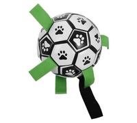 UPKOCH Pelota Indestructible para Perros Balón De Fútbol con Asas Juguetes Exteriores
