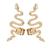 UPKOCH Pendientes Forma Serpiente Joyas Delicadas Orejas Mujer, Estilo Chic y Trendy, Aleación Ligera, para Fiesta, Trabajo y Día de San Valentín