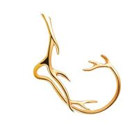 UPKOCH Pendientes Tipo Ear Cuff De Moda Forma De Rama Gancho Oreja Pendientes Sencillos De Clip Para Niña Decoración Oreja Clip Elegante