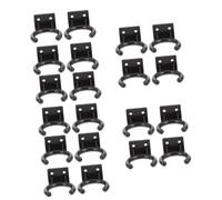 UPKOCH Percha Microfno 20 Piezas Gancho De Micrófono Accesorio De Micrófono Gancho De Pared Para Micrófono Clip Para Soporte De Micrófono Estante Para Colgar En La Pared Del Micrófono Microfonos Black