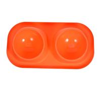 UPKOCH Pet Feeder For Dogs and Cats Ant-Ant Raised Food Bowl Non-Slip Plastic Dish For Small Pets Indoor Outdoor Use Single Bowl