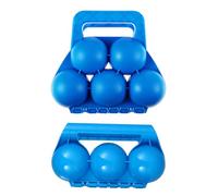 UPKOCH Pinzas de Plástico para la Nieve 2 Piezas Juguetes de Invierno para Niños Abrazaderas Divertidas Herramientas para Hacer Bolas de Nieve Juegos al Aire Libre