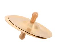 UPKOCH Platillos de Dedo Latón con Perilla de Madera Instrumentos de Percusión para Perfectos para Danza del Vientre y Prácticas Manuales