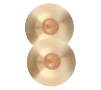 UPKOCH Platillos de Dedo para Niños 9 Cm, Set de 2 Mini Instrumentos de Percusión Mango de Madera, Ideales para Educación Musical y Danza Infantil