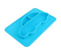 UPKOCH Plato Infantil de Antideslizante con Compartimentos Resistente y Dividido para Alimentación de Pequeños para Uso Diario y Fácil Limpieza