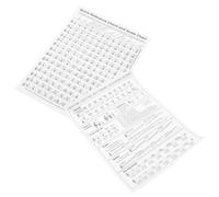 UPKOCH Póster de Gran Formato con Tabla de Acordes de Arpa para Aprender Teoría Musical Y Arpa