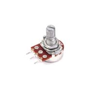 UPKOCH Potenciómetro de Guitarra Mini B250k para Volumen Y Tono Potenciómetros de Audio de Eje Dividido Estriado Corto Fácil Instalación Hecho de Material