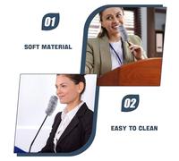 UPKOCH Protector Antiviento para Micrófono de Varilla Larga Funda Antiviento de Pelo Sintético Afelpado Cubierta para Grabación al Aire Libre y Entrevistas Filtro Antipop para