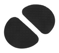 UPKOCH Protector de Suela de Zapato para Mujer Negro, Par de Almohadillas Antideslizantes de Silicona Adhesivo, Resistente al Desgaste y Reducción de Ruido para Zapatillas