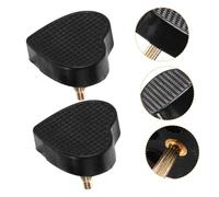 UPKOCH Puntas para Tacones Altos Forma de Corazón, Pasadores Resistentes de Acero Negro, Reparación para Tacones Finos y Gruesos, Accesorios para Calzado de Mujer, Uso Práctico