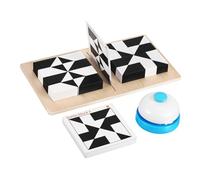 UPKOCH Puzzle De Madera para Adultos De Bloques De Madera De Incluye y Tarjetas De para Actividades Grupo y