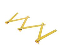 UPKOCH Regla plegable de carpintero, regla de medición plegable de madera, 6 secciones, portátil, para trabajar la madera y proyectos de ingeniería
