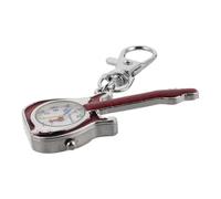 UPKOCH Reloj de Bolsillo Colgante Forma de Guitarra Miniatura para Llavero de Guitarra Rojo Reloj de Cuarzo Compacto para Mochila Accesorio Infantil Práctico y Divertido
