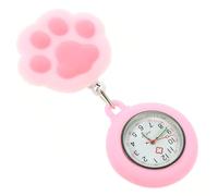 UPKOCH Reloj Forma Creativo y de Gato de Pata Silicona de Diseño Clip Preciso y Práctico Enfermera para Uso en Hospitales y Exámenes