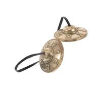 UPKOCH Repique de Campanas Nepal Campanas de Percusión Dingxia Hechas Mano Instrumento de Percusión para Yoga y Mindfulness Nepalesas de Platillos Tingsha