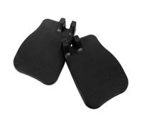 UPKOCH Reposapiés Diseño Elevado y Antideslizante Silla de Ruedas Negro de Plástico Pp para Repuesto para Pedal de Silla de Ruedas para Personas Mayores
