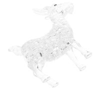UPKOCH Rompecabezas 3D de Cristal con Figura de Cabra Adorno de Escritorio y Decoración Creativa para Hogar U Oficina Puzzle Animal Decorativo para Obsequio Original