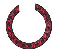 UPKOCH Roseta de Boca de Guitarra Acústica Clásica Adhesivo Incrustaciones de PVC Producción de Precisión Portátil para Decoración Ligera y Fácil Instalación