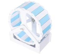 UPKOCH Rueda De Hámster Silenciosa y Rueda De Chinchilla para Ejercicios, Plástico Duradero, Tamaño Pequeño, para Jaulas De Mascotas Pequeñas, Adecuada para Hámsteres, Erizos y Chinchillas