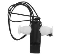 UPKOCH Silbato de Samba Abs de Tres Tonos Negro para Adultos, Instrumento Musical de Percusión Deslizante, Equipo Educativo Método Orff Adecuado para Profesores y Enseñanza