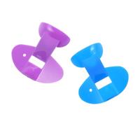 UPKOCH Silbato Nasal para Entrenamiento Musical 2 Piezas Azul Morado de Plástico Dispositivo para Entrenar Embocadura y Respiración Nasal Principiantes Mejora Claridad y Control