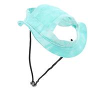 UPKOCH Sombrero Anti-Snap Mascota Gorras Chica Perro Cumpleaños De Cumpleaños De Perro Sombreros De Cumpleaños para Gatos Tapas De Uñas De Gato Baño De Gato Poliéster Light Green