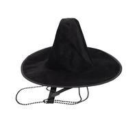 UPKOCH Sombrero Tradicional Coreano Plano Antiguo De Tela Transpirable, Gorro Histórico Masculino para Representaciones Teatrales y Fiestas Temáticas, Talla Única, Diseño Estable y Ajustado