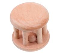 UPKOCH Sonajero de Madera para Ñiño, Juguete Educativo Sensorial, Tamaño Pequeño, Material de Madera Natural, para Bebés de 0-2 Años, Estimulación Temprana y Desarrollo Cognitivo,