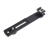 UPKOCH Soporte de Micrófono y Flash Doble Cabeza, Barra Ajustable de Aluminio para Transmisión y Videoconferencia, Soporte Profesional para Múltiples Micrófonos, Accesorio para Luces