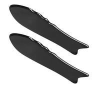 UPKOCH Tabla Gua Sha de Cuerno de Buey en Forma de Pez 2 Piezas Herramienta Raspadora para Masaje Facial y Corporal Terapia de Circulación Mejorada Portátil para Uso en Casa Oficina